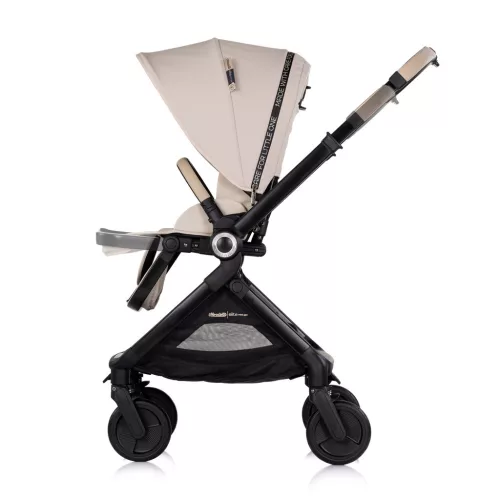 Chipolino Elite Next Gen újszülött babakocsi 22 kg-ig - Latte