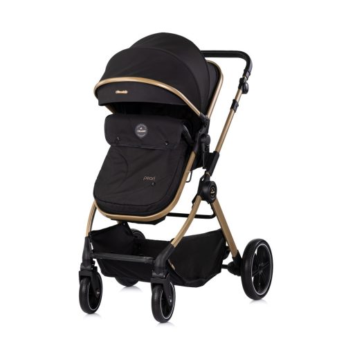 Chipolino Pearl babakocsi 2:1-ben mózessé alakítható sportrésszel - Noir