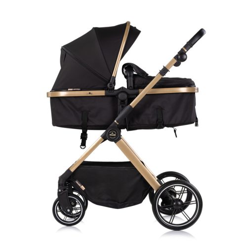 Chipolino Pearl babakocsi 2:1-ben mózessé alakítható sportrésszel - Noir