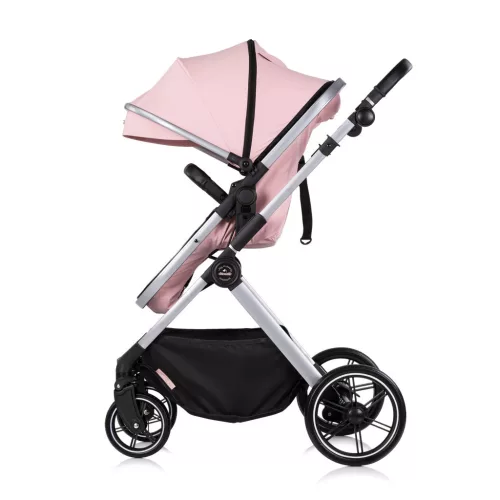 Chipolino Pearl babakocsi 2:1-ben mózessé alakítható sportrésszel - Powder pink