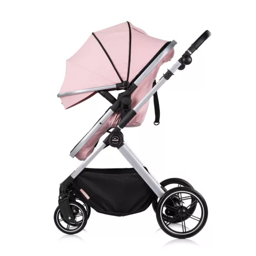 Chipolino Pearl babakocsi 2:1-ben mózessé alakítható sportrésszel - Powder pink
