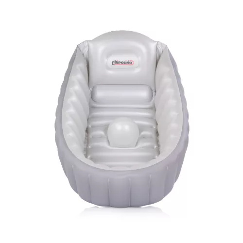 Chipolino Baby Cloud felfújható babakád pumpával - Grey