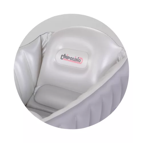 Chipolino Baby Cloud felfújható babakád pumpával - Grey
