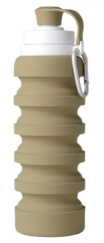 Mininor összecsukható szilikon kulacs 200/500ml - homok