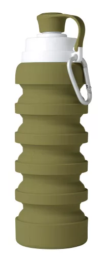 Mininor összecsukható szilikon kulacs 200/500ml - moha