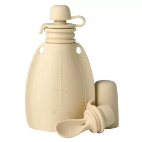 Mininor smoothie tartó kanállal 120 ml - bézs