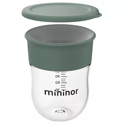 Mininor 360° tanuló pohár 220 ml - zöld