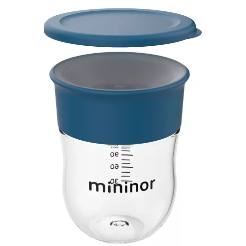 Mininor 360° tanuló pohár 220 ml - kék