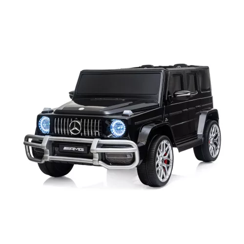 Chipolino Mercedes AMG G63 elektromos autó 2 üléssel - black leather