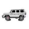Chipolino Mercedes AMG G63 elektromos autó 2 üléssel - white leather