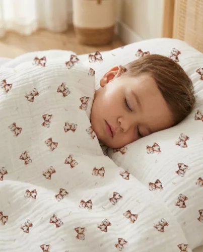 Albero Mio 2 részes babaágynemű szett - CM1 Vintage Teddy