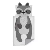 Albero Mio töltött takaró és párna szett kiságyba - Raccoon