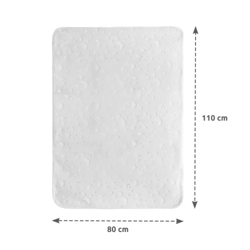 Lorelli Dombornyomott polár takaró 80x110cm - Grey