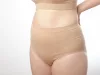 MomCare Császármetszés utáni Hasleszorító Bugyi beépített C-Satin panellel a heg körül - bézs 2XL