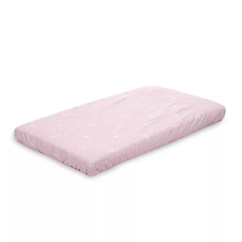 Lorelli gumis lepedő 98x65 cm babaöbölbe - Little Bear Pink
