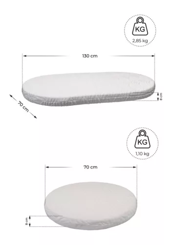 Espiro Oasis Fa kiságy - 08 Cashmere