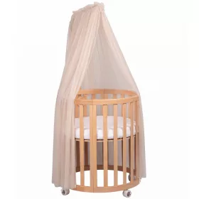   Espiro Baldachin tartóval Oasis kiságyhoz - Natural Beech / Beige