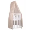 Espiro Baldachin tartóval Oasis kiságyhoz - White / Beige