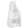 Espiro Baldachin tartóval Oasis kiságyhoz - White / White