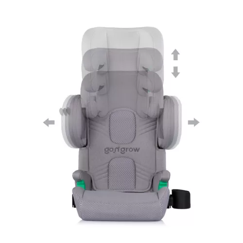 Chipolino Go'n'Grow I-Size Isofix autósülés 100-150cm - platinum