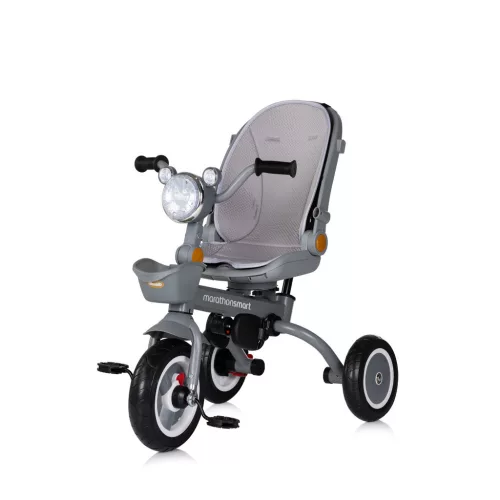 Chipolino Marathon Smart 360 összecsukható tricikli kupolával - grey