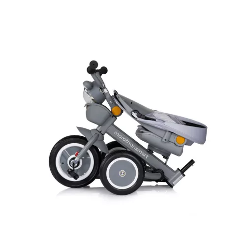 Chipolino Marathon Smart 360 összecsukható tricikli kupolával - grey