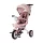 Chipolino Marathon Smart 360 összecsukható tricikli kupolával - powder pink