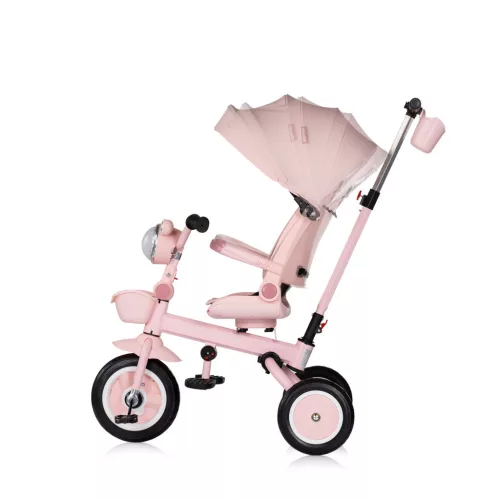 Chipolino Marathon Smart 360 összecsukható tricikli kupolával - powder pink