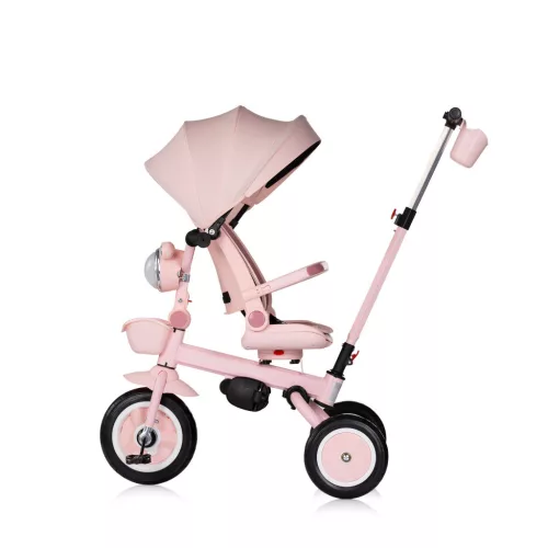 Chipolino Marathon Smart 360 összecsukható tricikli kupolával - powder pink