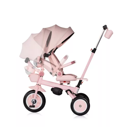Chipolino Marathon Smart 360 összecsukható tricikli kupolával - powder pink