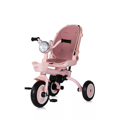 Chipolino Marathon Smart 360 összecsukható tricikli kupolával - powder pink