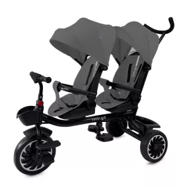 Chipolino Twin Go ikertricikli - charcoal