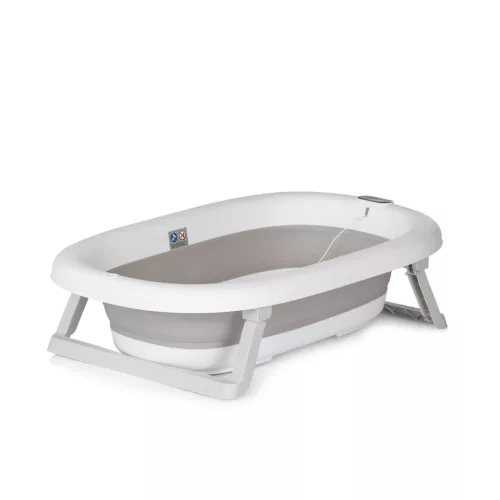 Chipolino Mini Spa kád fürdetőmatraccal és állvánnyal 78 cm - grey