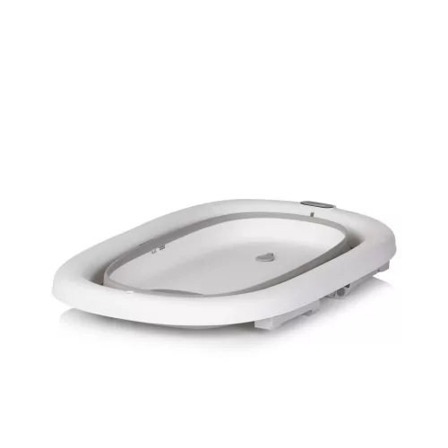 Chipolino Mini Spa kád fürdetőmatraccal és állvánnyal 78 cm - grey