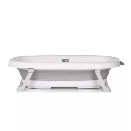 Chipolino Mini Spa kád fürdetőmatraccal és állvánnyal 78 cm - grey