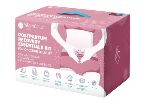 Momcare Kórházi gyermekágyas csomag – császármetszés utánra (2XL méret, bézs)