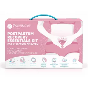   Momcare Kórházi gyermekágyas csomag – császármetszés utánra (2XL méret, fekete)