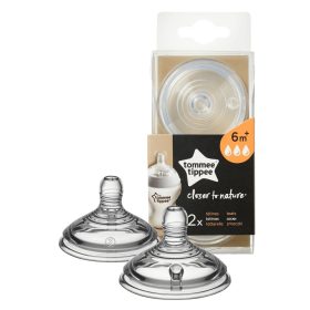 Tommee Tippee CTN gyors folyású cumisüveg cumi 2 db M