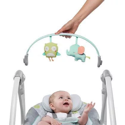 Bright Starts INGENUITY hinta dallamokkal, Hoot&Hugs, 0 hó+, 9 kg-ig