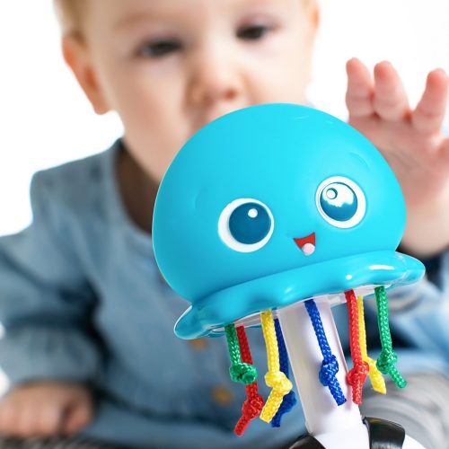 Baby Einstein Zenélő és világító játék, Ocean Glow Sensory Shaker™, 0  hó+