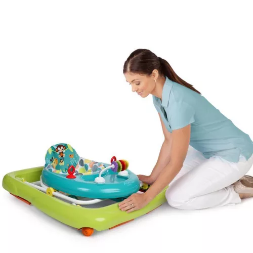 Bright Starts Bébikomp, Giggling Safari, 6 hó+, 11 kg-ig