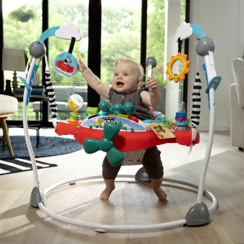 Baby Einstein Ugráló/aktívcentrum, 2in1 Ocean Explorers Airplane Adventure™, 6 hó+, 12 kg-ig