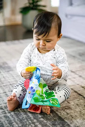 Baby Einstein Rágóka/könyv Curious Explorers ™, 0 hó+