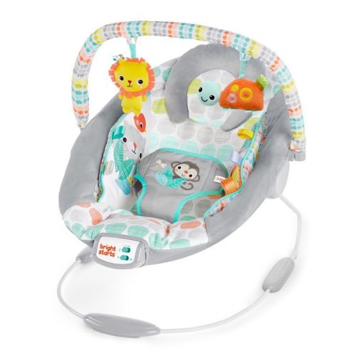 Bright Starts Rezgő pihenőszék dallamokkal,  Whimsical Wild, 0 hó+, 9 kg-ig, 2019.