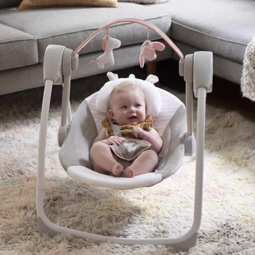 INGENUITY Hinta dallomokkal, Flora the Unicorn™, 0 hó+, 9 kg-ig