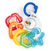 Baby Einsein Rágóka csörgővel C karikán, Rattle & Soothe™ 0hó+