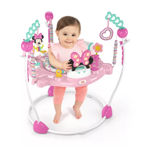 Disney Baby Ugráló/aktív centrum, 2in1 Minnie Mouse Forever Besties, 6 hó+, 11 kg-ig