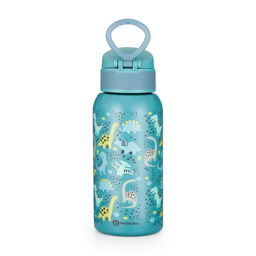 Petite&Mars Rozsdamentes acél termoszpalack ivócsőrrel 500 ml Dino Park 36m+