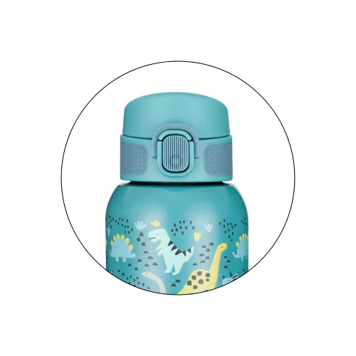 Petite&Mars Rozsdamentes acél termoszpalack ivócsőrrel 500 ml Dino Park 36m+