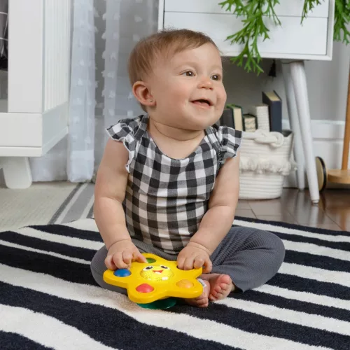Baby Einstein Aktív játék tapadókoronggal, Pop & Glow Starfish™, 6 hó+